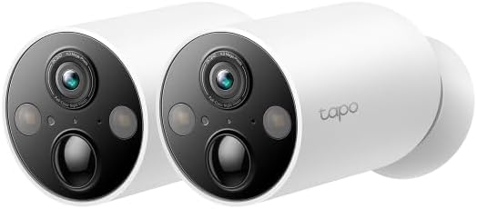 Tapo MagCam, 2025 Wirecutter Best Outdoor Security Camera & PCMag Editors’ Choice, 2K, Battery, Magnetic Mount Wireless Camera, 150° FOV, SD/Cloud Storage, Person/Vehicle Detection, 2-Pack