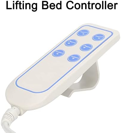 Recliner Controller, 8 Pin Recliner Hand Control Bed Remote Control, IP66 Lifting Bed Controller Hospital Bed Hand Control Handset for Homecare Bed, Cosmetic Bed