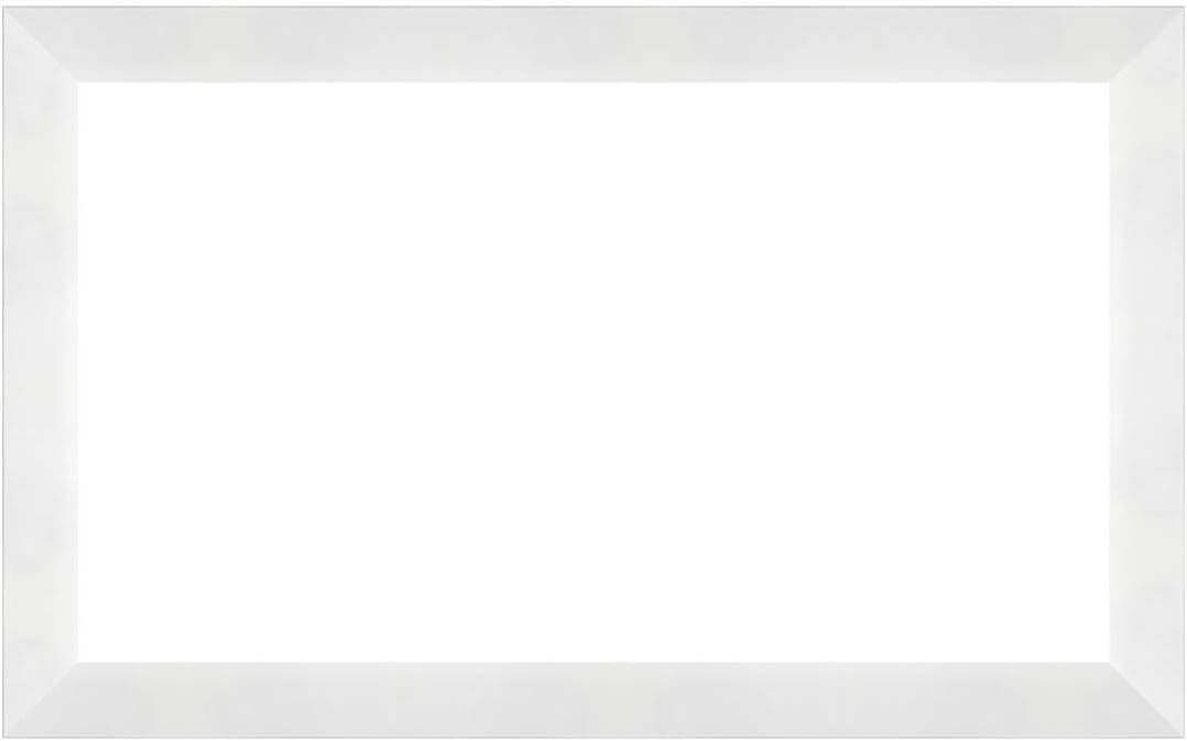 Gloss White 85" Premiere Deco TV Frame - Compatible ONLY with Samsung The Frame TV and Pro TVs (Fits 2021-2025, LS03A, LS03B,LS03C,LS03D,LS03FA,LS03FW)