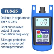 ORIENTEK TLT-12E FTTH Tool Kits Fiber Optic Power Meter + Optical Light Source +VFL FTTH Loss Test Kit Optical Power Meter OPM OLS