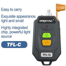 ORIENTEK TLT-12E FTTH Tool Kits Fiber Optic Power Meter + Optical Light Source +VFL FTTH Loss Test Kit Optical Power Meter OPM OLS