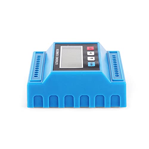 Ultrasonic Flow Meter with External Clamp Sensor Measuring Water Liquid Fluid Mass Flow Sensors for Water DN32-DN80mm 0-160℃(Flow Meter+Small High Temperature Sensor)