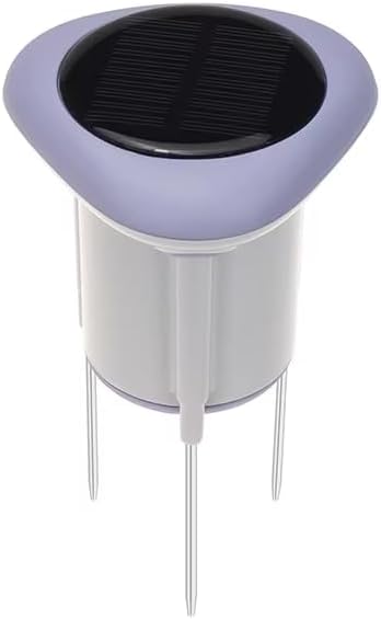 Solar Powered Wireless Zigbee Soil Moisture and Temperature Sensor for Plants, Garden, Lawn. Remotely View Status and Set Alarms via its smaryphone Mobile App (Requires Tuya hub)
