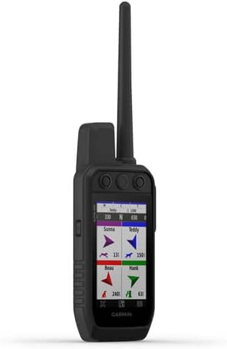 Garmin Alpha 200/TT™ 15X Bundle, Dog Tracker Device, Sun-Light Readable Touchscreen and 6 Button Design Trainer Handheld, High-Sensitivity GPS, Multi-Dog Capabilities