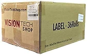 VisionTechShop LST-8000 Printing Scale Label, 58 x 30 mm, Non-UPC 36 Rolls Per Case, Lower Price Than 12 Rolls