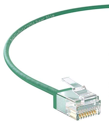InstallerParts Ethernet Cable CAT6A Super Slim Cable UTP 6 FT (30 Pack) - Green - Professional Series - 10Gigabit/Sec Network/High Speed Internet Cable, 550MHZ, 32AWG