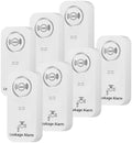 90dB Loud Wireless Water Leak Detector, 7Pack Adjustable Audio Alarm with 3 Sensitive Probes for Kitchen Bathroom Basement, Floor & Pipe Drip Alert, Easy Installation (White)