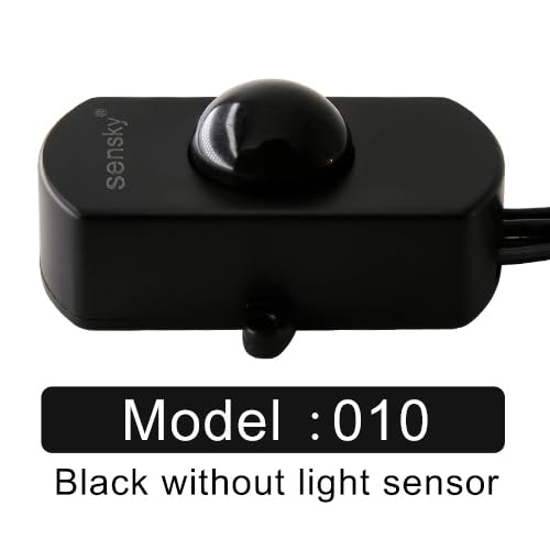 SENSKY BS010H DC 12V to 30V 3A Mini Pir Motion Sensor Switch,Occupancy Sensor Switch for Kitchen Cabinet, Pantry, Closet led Lighting (Delay Time, Sensor Distance, Adjustable)