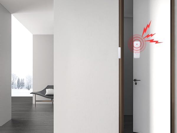 YBJ12-Piece Alarm System — Wireless Smart Home Security System | Supports 99+ Wireless Zones | Easy Installation | Mobile App Control | Compatible with Surveillance Systems | Alexa Compatible
