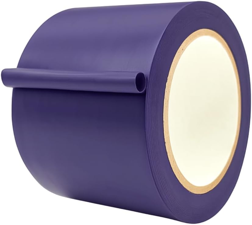 MAT Vinyl Marking Tape Purple - 4 inch x 36 yds. for Safety Floor Marking (School Gym, Restaurants, Warehouse), Dance Floor Splicing, Pinstriping Cars & Boats