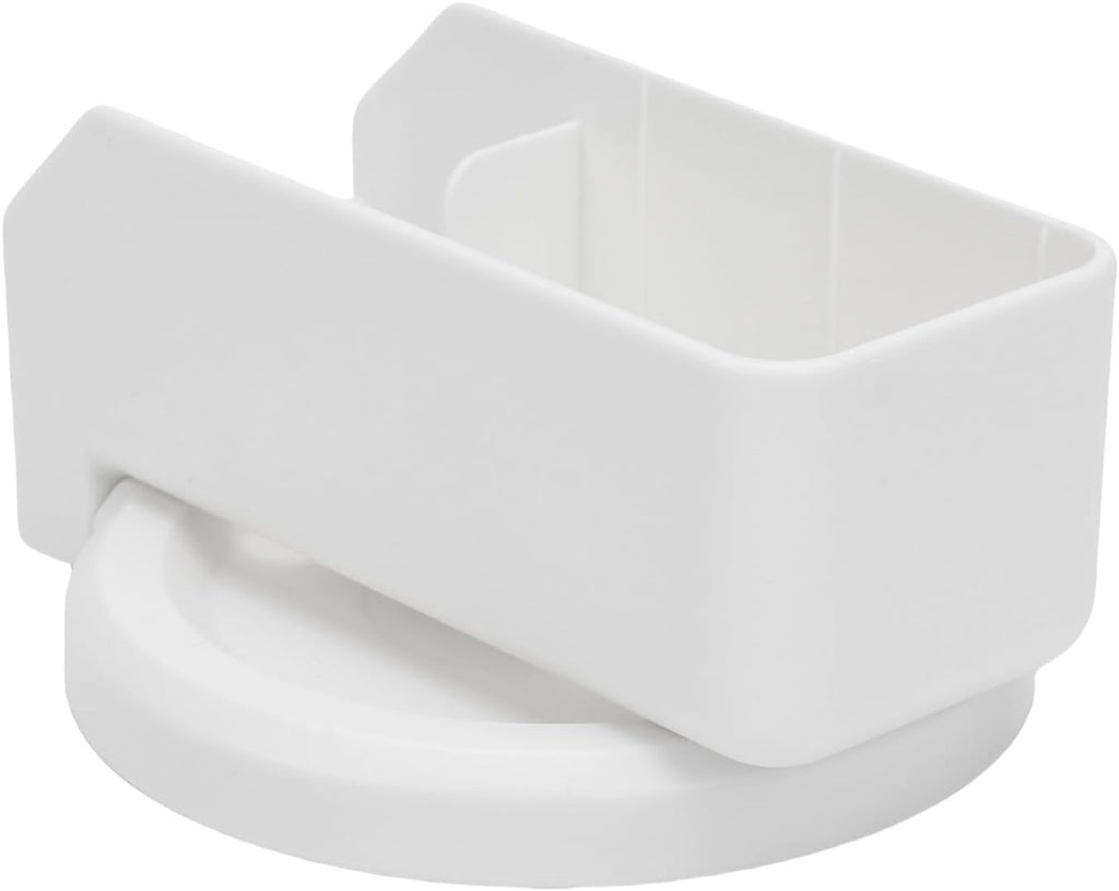 Yosoo Wall Mount Bracket for Dot 4th 5th Gen, Space Saving Speaker Holder Compatible with Smart Home Devices, Adjustable ABS Wall Stand for Living Room or Bedroom Use (White)