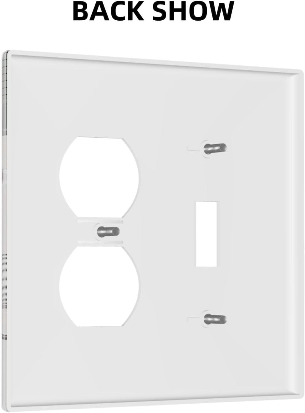 Wallplates Sage Green Boho Nature Art Minimalist Geometric Plant 1 Toggle 1 Duplex Switch Plate Electrical GFCI Faceplate Decorative Light Switch Covers for Bedroom living Room Decor