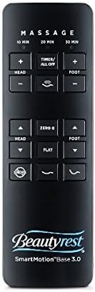 Remote Control Compatible with Beautyrest Smart Motion Smartmotion 3.0 Adjustable Bed Bases
