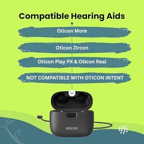Smart Rechargeable Hearing-Aid Charger with Auto Shut-Off & LED Status Indicators – Fast, Cord-Free Docking Station for Two Devices