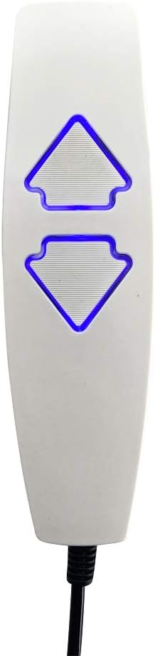 Lift Chairs Power Recliner 2 Push Button 5 Pin Hand Control Handset Remote with USB and Blue Light