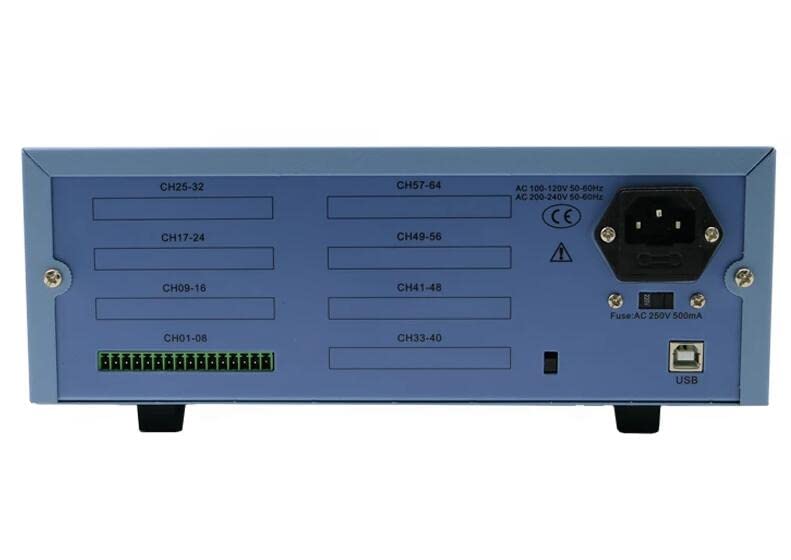 East Tester 8 Channels Temperature Recorder Temperature Data Logger 5 inches LCD Display Screen for Digital Show,ET3916-8