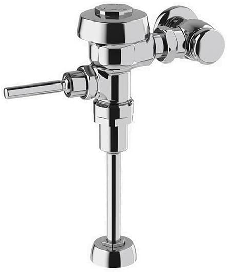 Sloan Royal 186 Exposed Manual Urinal Flushometer, 0.125 GPF Flush Valve - Single Flush, Non-Hold-Open Handle, Fixture Connection Top Spud, Polished Chrome Finish, 3912633