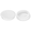 uxcell 2Pcs Silicone Hole Plug, Waterproof Round Rubber Stoppers Bottle Seal Plugs Tube Pipe End Caps for 70mm/2.76" Hole for Bathtub Bottle, White