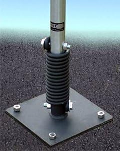 SmartSign FlexPost Signpost - Asphalt Model | 6' high Post, Flexible Sign Holder for Outdoors with Base, Made in USA