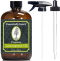 Lemongrass Essential Oil 4 Fl Oz with Dropper and Sprayer - 100% Pure and Natural - Hair Care, Home Diffusers, Skin Care, Aromatherapy, Massage and Humidifiers, and Garden Care