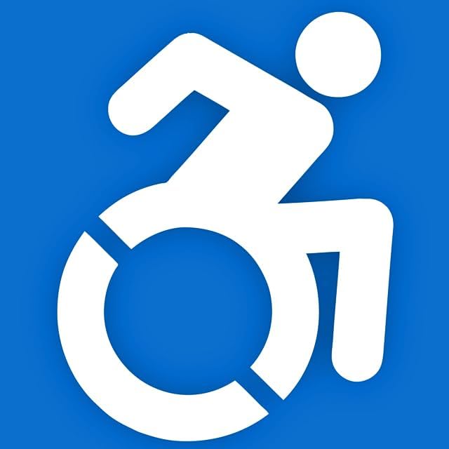Large Accessible Icon Parking Stencil | Part#: 10004611 | 34″ W x 39″ H | Flexible and Durable 1/8" PolyTough Lifetime | Made in USA