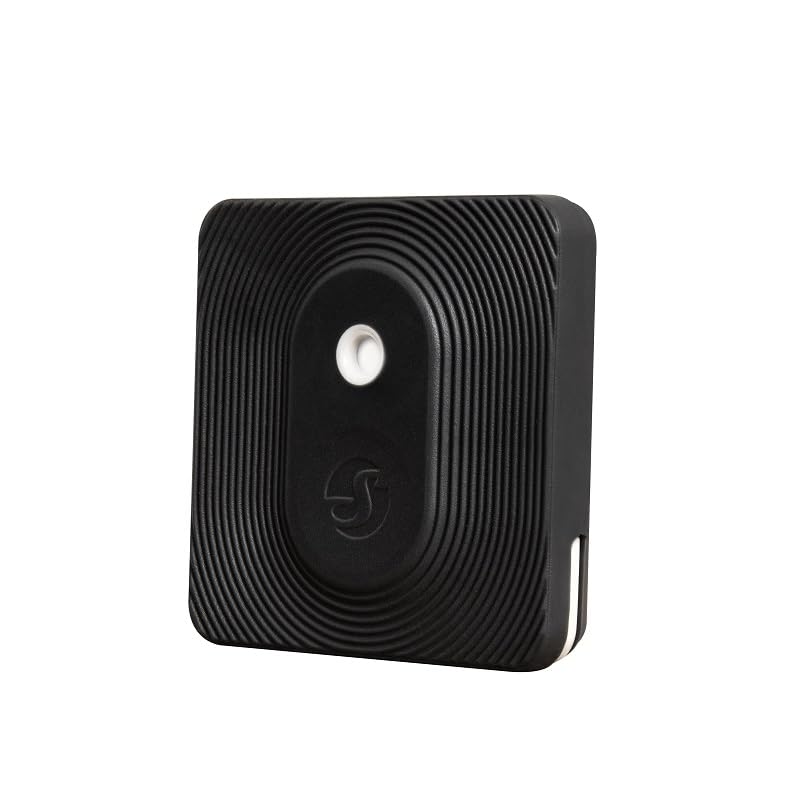 Shelly Bluetooth Smart Temperature & Humidity Sensor with Remote App Control & Monitoring, Home Assistant, Alexa, Google Home, Smart Scenes, IP54, Notification Alerts, Blu H&T Black