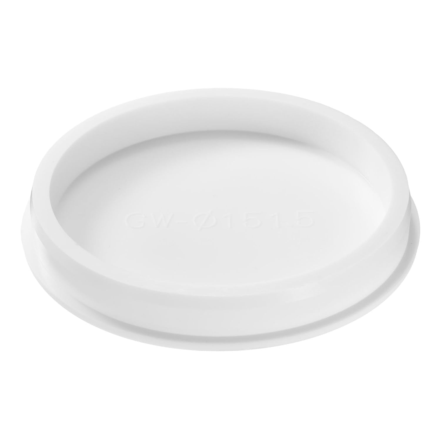 uxcell 1Pcs Silicone Hole Plug, Waterproof Round Rubber Stoppers Bottle Seal Plugs Tube Pipe End Caps for 150mm/5.91" Hole for Bathtub Bottle, White