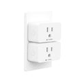 Minoston Matter Smart Plug, Compatible with Alexa, Google Home, Apple Home, SmartThings, Siri, Smart Outlet 15A Max, APP Remote Control, 2.4G Wi-Fi Only, Protect Privacy, 2 Pack