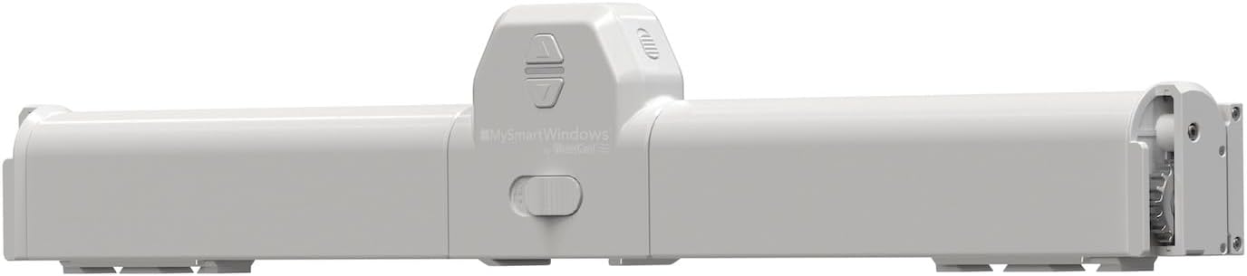 MySmartWindows Retrofit Kit by QuietCool - Smart Motorized Window Opener - App-Controlled, Solar-Powered, Whisper Quiet - Fits 2-3 ft Windows