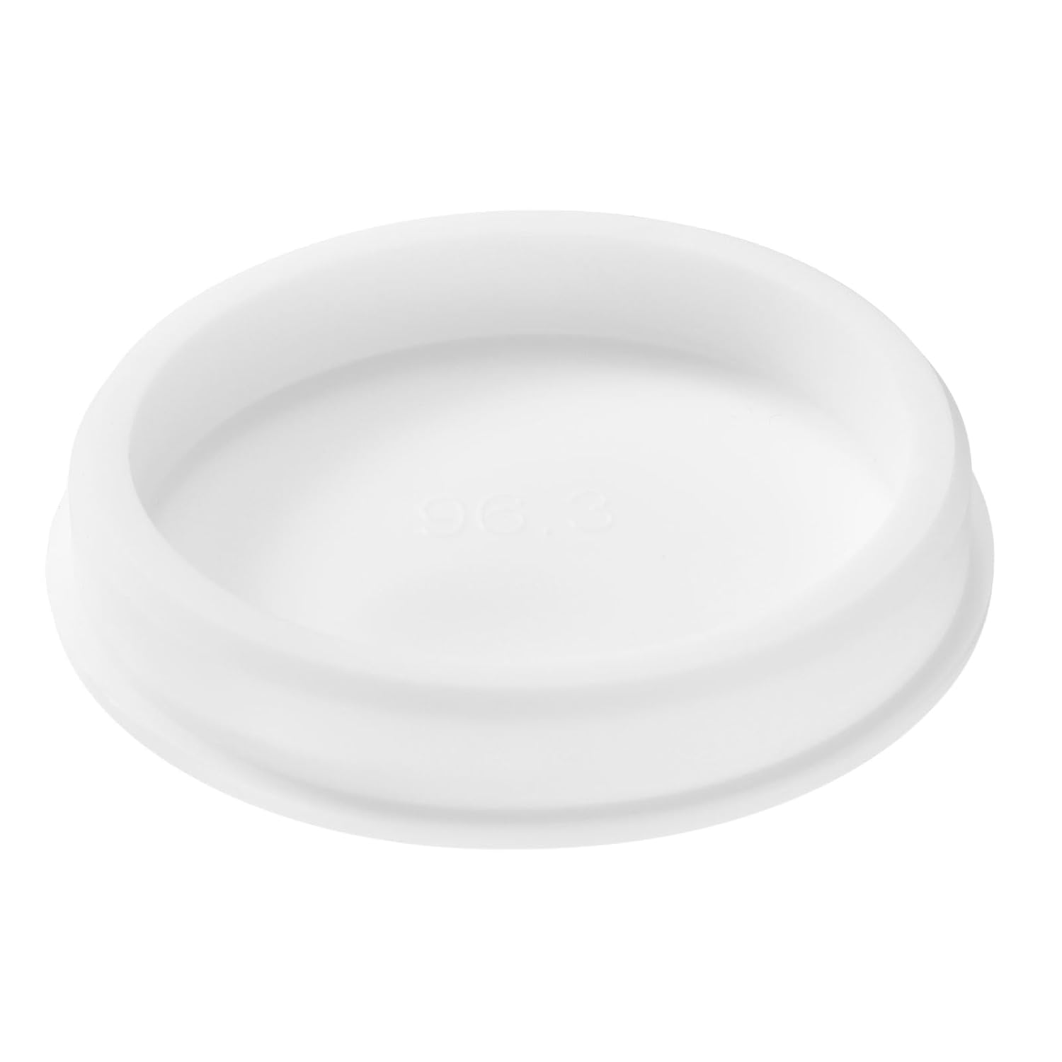 uxcell 1Pcs Silicone Hole Plug, Waterproof Round Rubber Stoppers Bottle Seal Plugs Tube Pipe End Caps for 95mm/3.74" Hole for Bathtub Bottle, White