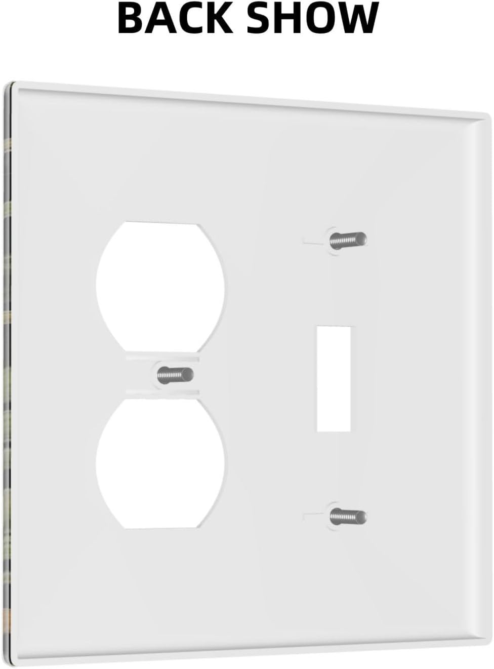 Fox Morris Plants Flowers Vine Colorful Floral Wallplates 1 Toggle 1 Duplex Switch Plate Electrical Gfci Faceplate Decorative Light Switch Covers For Bed Room Living Room Decor