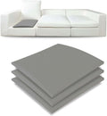 Couch Cushion Supports for Sagging Seat 22'' x 22'' High Density 40D Curved Foam Sofa Cushion Support Under The Saggy Pads Firmer Foam Lifters for Saggy Couch Set of 3 (Grey, 22 Inch * 22 Inch)