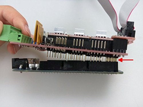 OSOYOO 3D Printer Controller Kit Ramps 1.4 + Full Graphic Smart Display Controller + Mega2560 + A4988 Stepper Motor Driver for RepRap (Ramps 1.4+12864LCD+Mega2560+A4988Driver)
