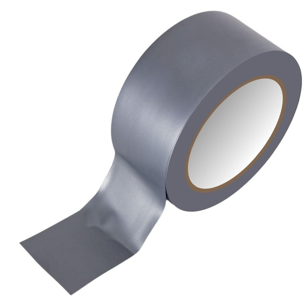GTSE 2 inch x 108 ft Gray PVC Vinyl Floor Tape, 24 Rolls, Safety Marking Tape, 6 mil Thick, Suitable for Dance Floors, Gyms, Warehouses, Sports Facilities