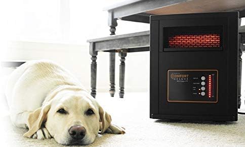 Comfort Deluxe by Airnmore, with Copper PTC, Infrared Space Heater with Remote,1500W,ETL Listed with High and Low Settings, Good for Small to Large Room's, 2-year warranty.