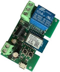 Tuya 1CH Smart Life WiFi Momentary Inching Relay Self-Locking Switch Module,DC 7-32V/USB 5V WiFi RF Bluetooth Relay,DIY Smart Home,Compatible with Alexa Goolge Home