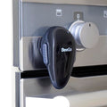 Oven Lock Child Safety – Award Winning Self-Adhesive Baby Proofing Oven Door Latch, Easy Install Heat-Resistant Safety Lock by BeeGo (Black)