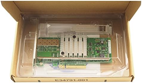 with Intel Chipset 82599 X520-DA1 E10G41BTDA 10G PCI-E X8 Fiber Server Adapter NIC Single Port SFP+