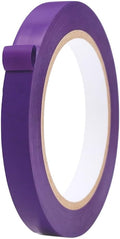 MAT Vinyl Marking Tape Purple - 1/2 inch x 36 yds. for Safety Floor Marking (School Gym, Restaurants, Warehouse), Dance Floor Splicing, Pinstriping Cars & Boats