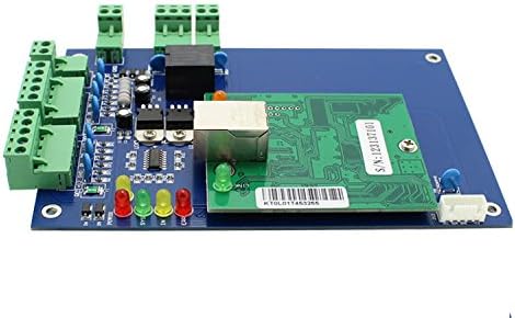 MENGQI-CONTROL 1 Door Access Control Board System 600lbs Electromagnetic Lock Infrared No Touch Exit Button RFID Keypad Reader 110~240V Power Supply Box USB Enroll Reader,Phone APP remotely Open Door