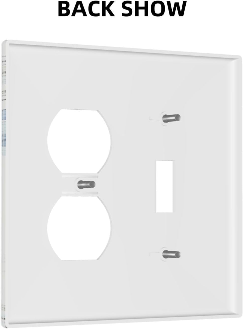 Wallplates Blue Floral Hydrangea Plants 1 Toggle 1 Duplex Switch Plate Electrical GFCI Faceplate Decorative Light Switch Covers for Bedroom Home Decor