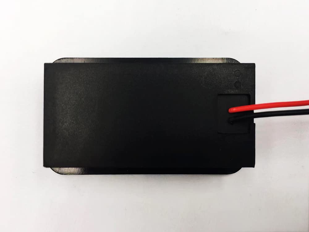 Waterproof Battery Monitor12v 24v 36v 48v 60v 72v ,Car Motorcycle Golf cart Battery Meter Digital Battery Capacity Remaining Capacity Percentage Tester with Buzzer Alarm and Temperature（Bule）
