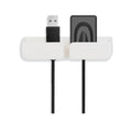 Dental X-Ray Sensor Holder (3-Pack, White) – High-Density Plastic Wall Mount, Adhesive Installation, Fits Most Sensor Brands & USB Cables for Dental Office