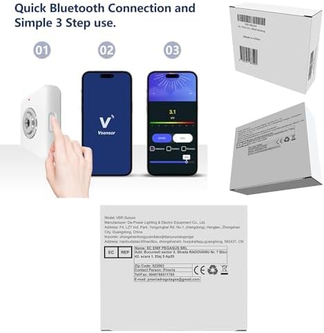 VBR Sun UVI Index Meter Up to 22 with UV Hurt Alarm,Sunburn Protect with Beeping Sound Reminder