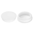 uxcell 2Pcs Silicone Hole Plug, Waterproof Round Rubber Stoppers Bottle Seal Plugs Tube Pipe End Caps for 62mm/2.44" Hole for Bathtub Bottle, White