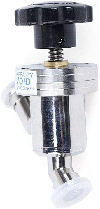 SHERICH KF40 High Vacuum Manual Isolation Valve, Flange L Type, Y Type Stainless Steel Valve (KF40 （Y type）)