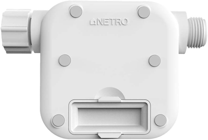 Netro Pixie Smart Hose Faucet Timer, WiFi, Solar Powered, Weather Aware, White, Compatible with Alexa