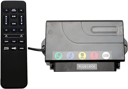 Richmat HJH55 Remote + HJC18 Control Box for Adjustable Bed Base Combo