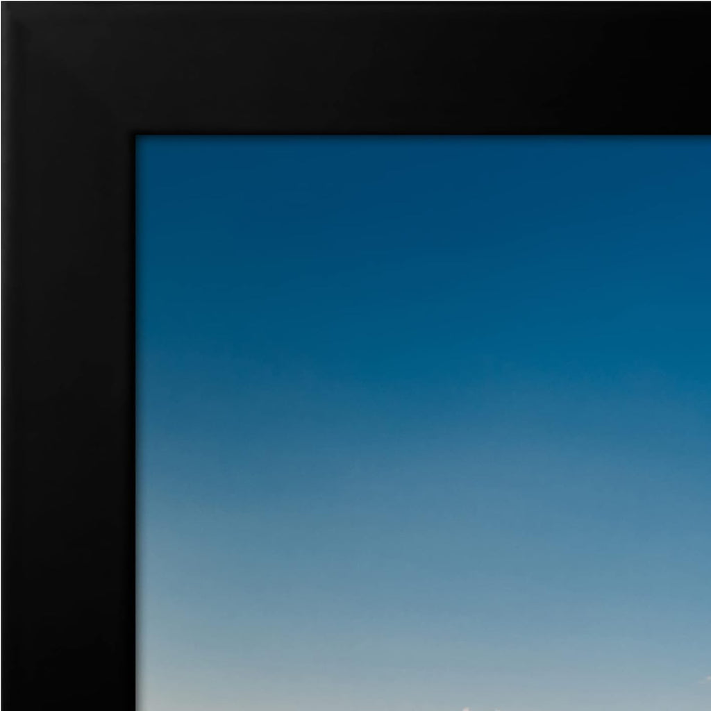 Americanflat 10x20 Picture Frame with Polished Plexiglass - Signature Collection - Gallery-Style Frames Made of Engineered Wood - Photo Frame for Wall Display - Black