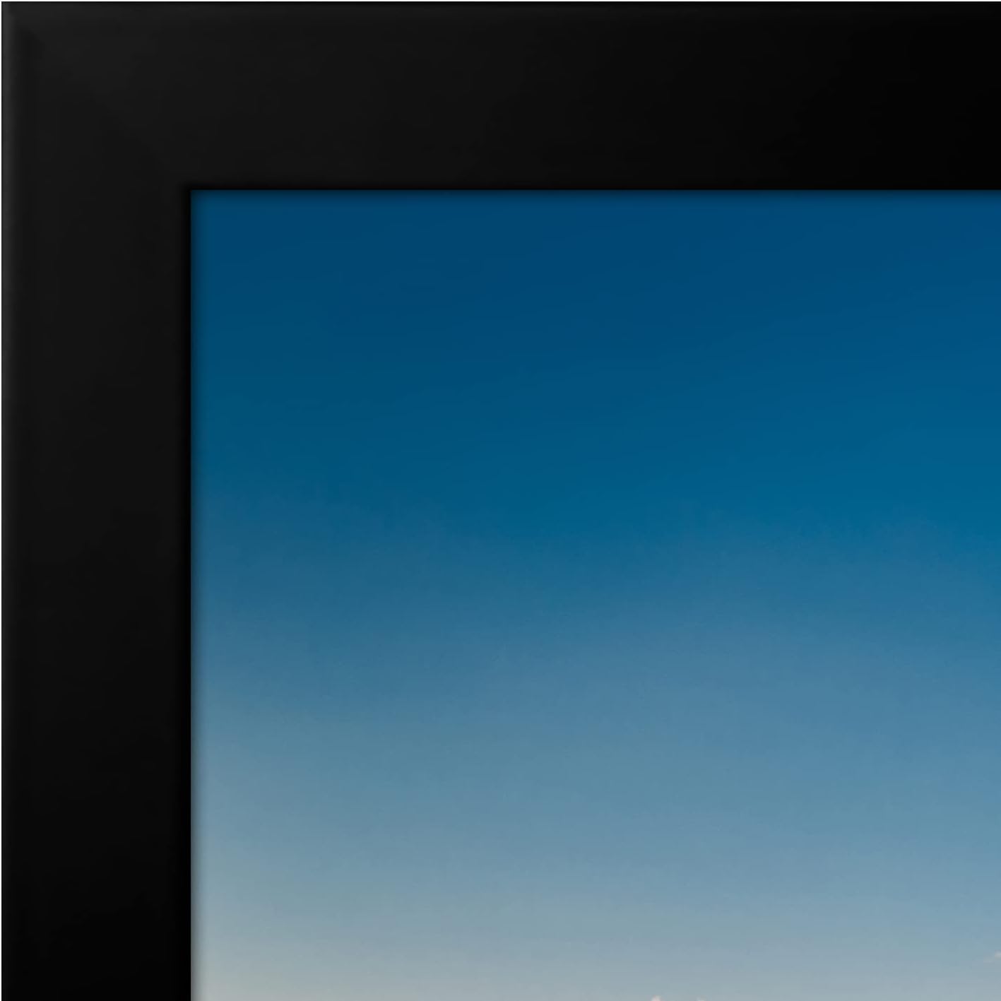 Americanflat 10x20 Picture Frame with Polished Plexiglass - Signature Collection - Gallery-Style Frames Made of Engineered Wood - Photo Frame for Wall Display - Black